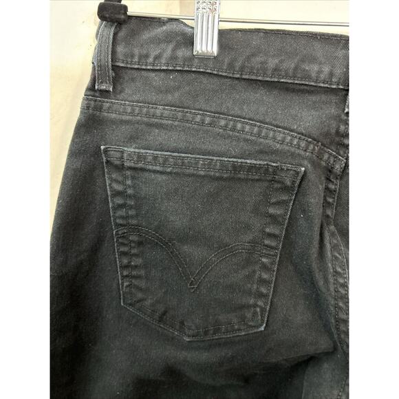 Levi's 550 Size‎ 14L Black Relaxed Bootcut Jeans Stretch Denim Mid Rise Mom NWOT - Picture 8 of 9
